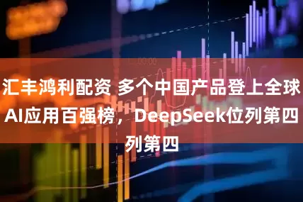 汇丰鸿利配资 多个中国产品登上全球AI应用百强榜,DeepSeek位列第四